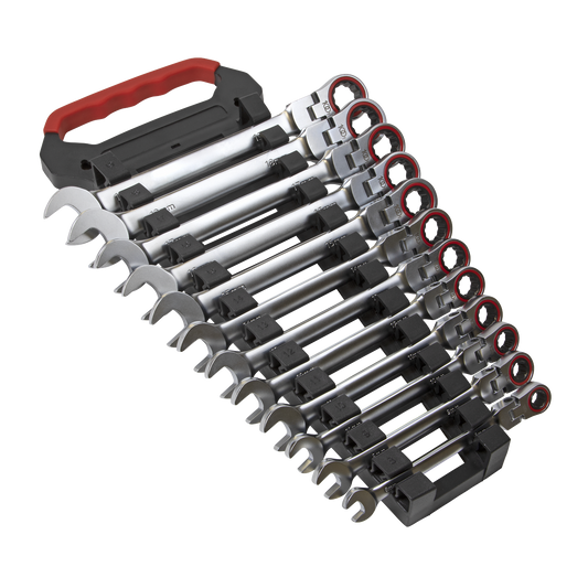 12pc Flexi-Head Ratchet Combination Spanner Set - Platinum Series