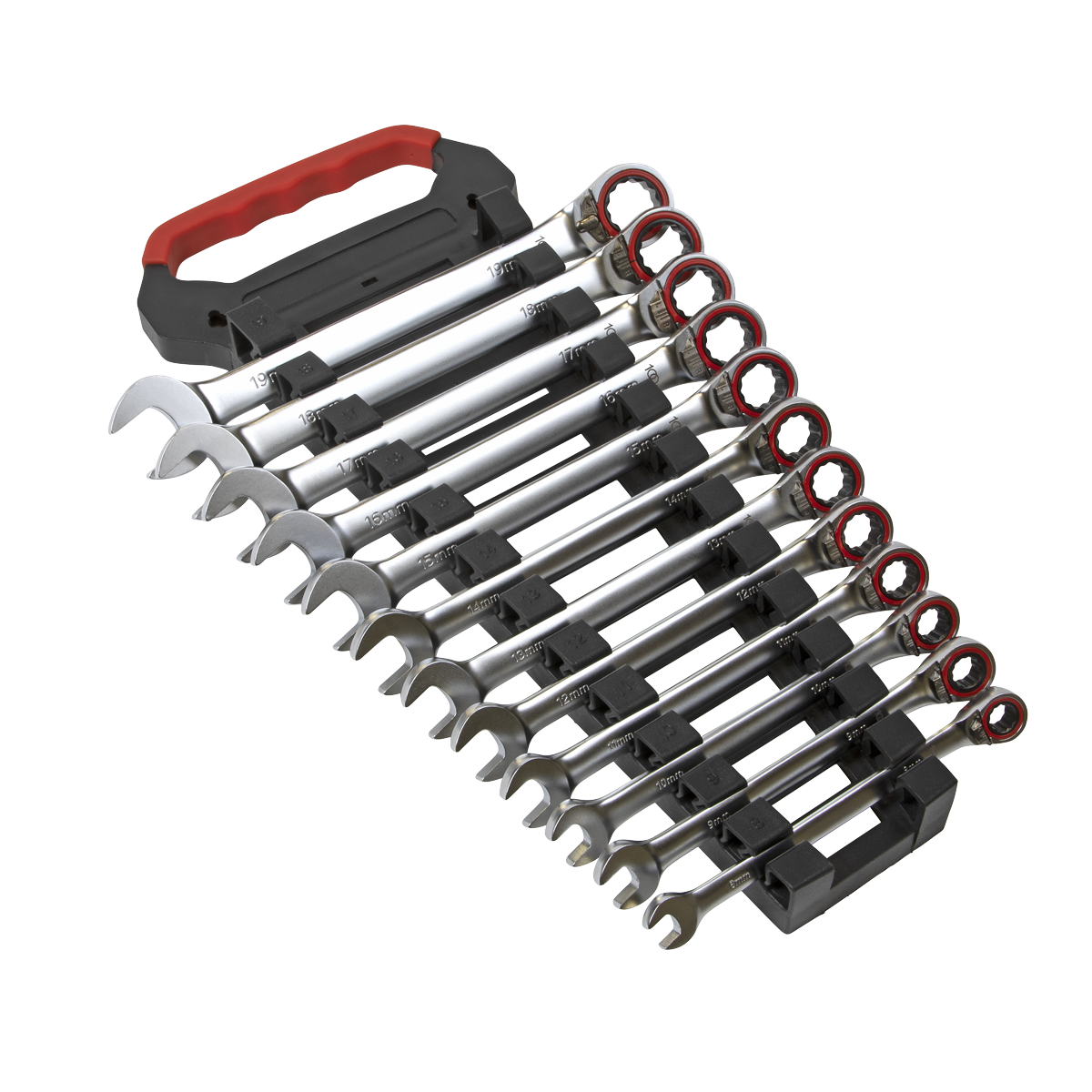 12pc Reversible Combination Ratchet Spanner Set - Platinum Series