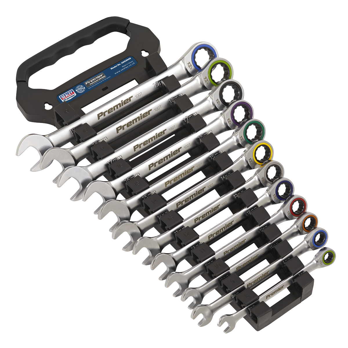 12pc Combination Ratchet Spanner Set - Platinum Series