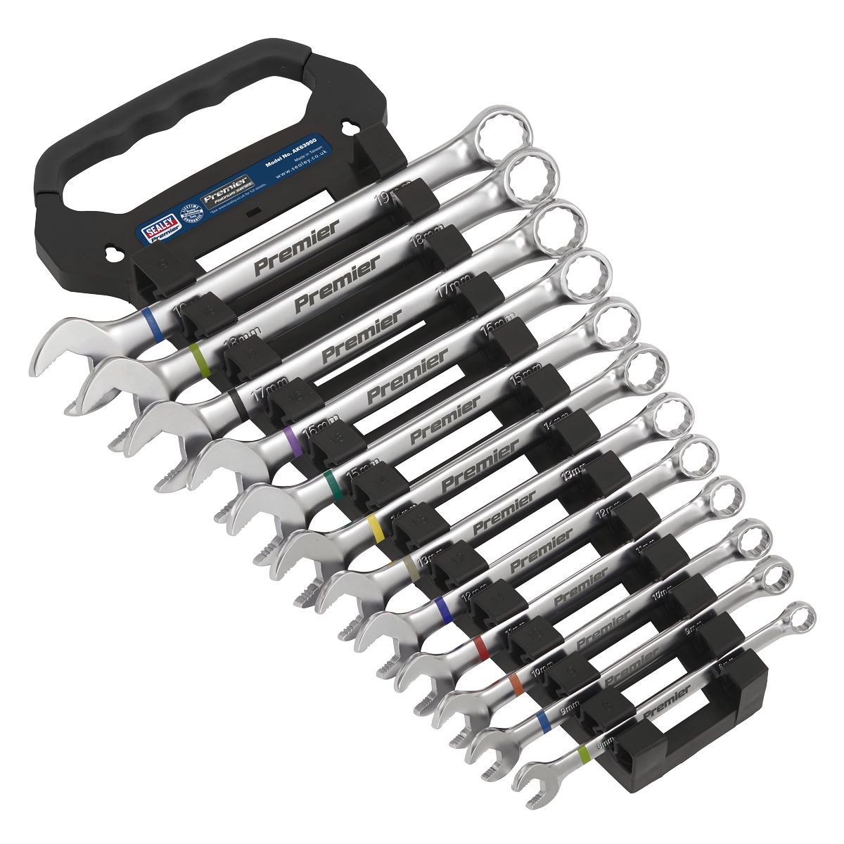12pc Anti-Slip Combination Spanner Set