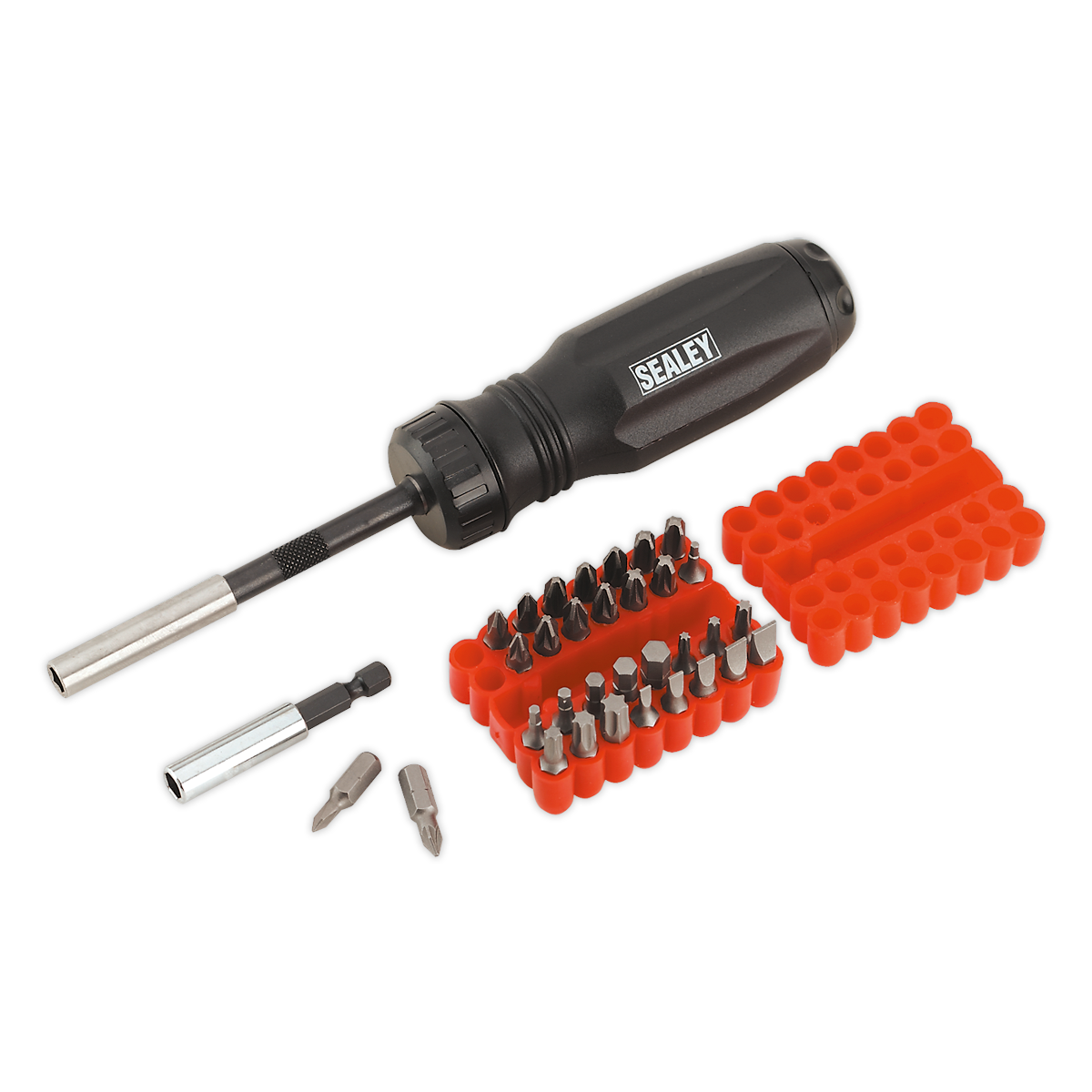 34pc Gearless Ratchet Screwdriver Set