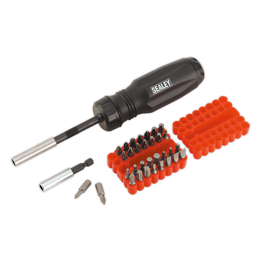 34pc Gearless Ratchet Screwdriver Set