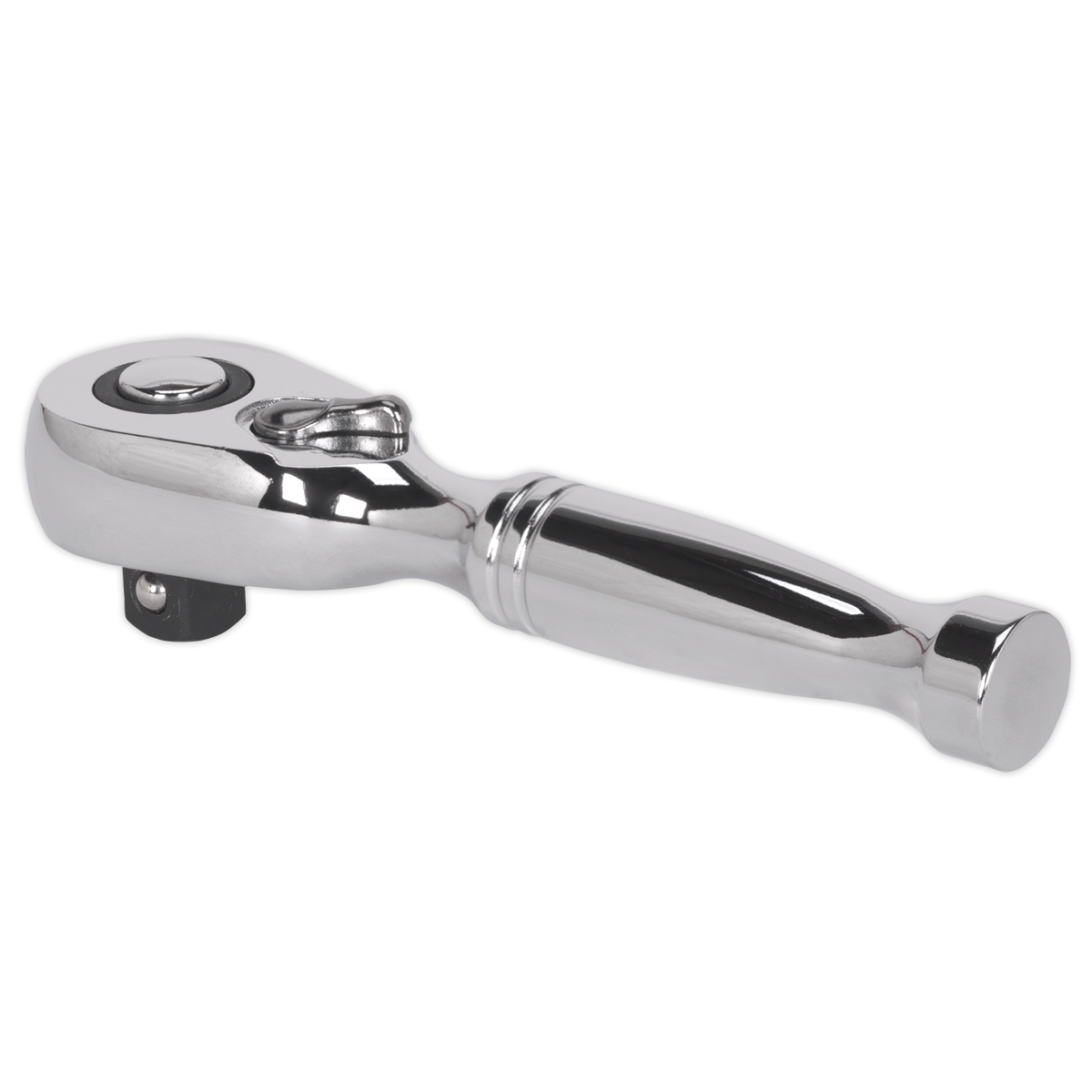 3/8"Sq Drive Stubby Pear-Head Ratchet Wrench - Flip Reverse