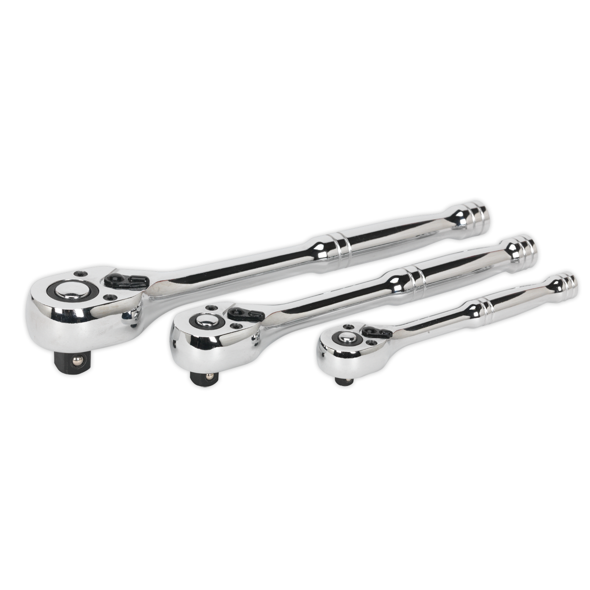 3pc Ratchet Wrench Set - Flip Reverse