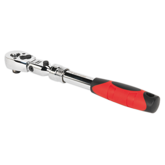 3/8"Sq Drive Locking Flexi-Head Extendable Ratchet Wrench