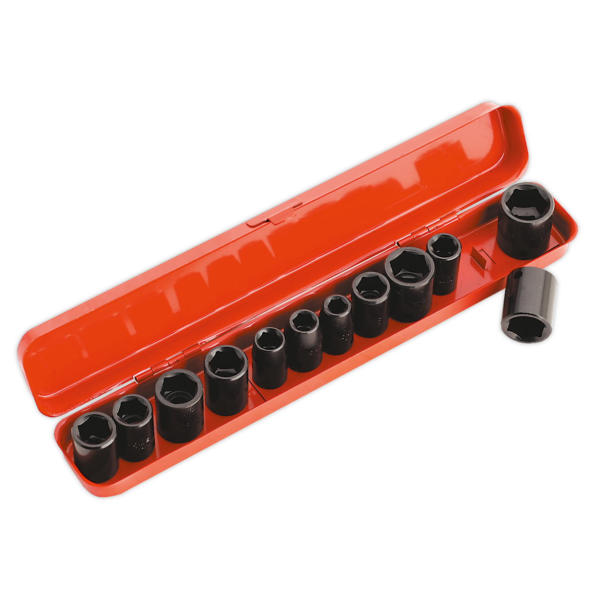 12pc 3/8"Sq Drive Impact Socket Set - Metric/Imperial