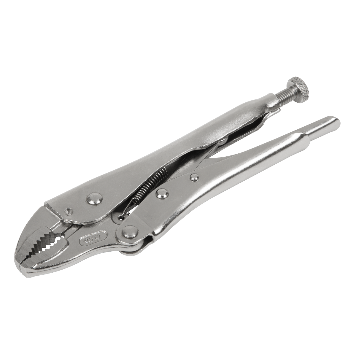 185mm Locking Pliers Curved Jaws 0-38mm Capacity