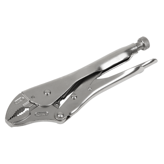 225mm Curved Jaw Locking Pliers 0-47mm Capacity