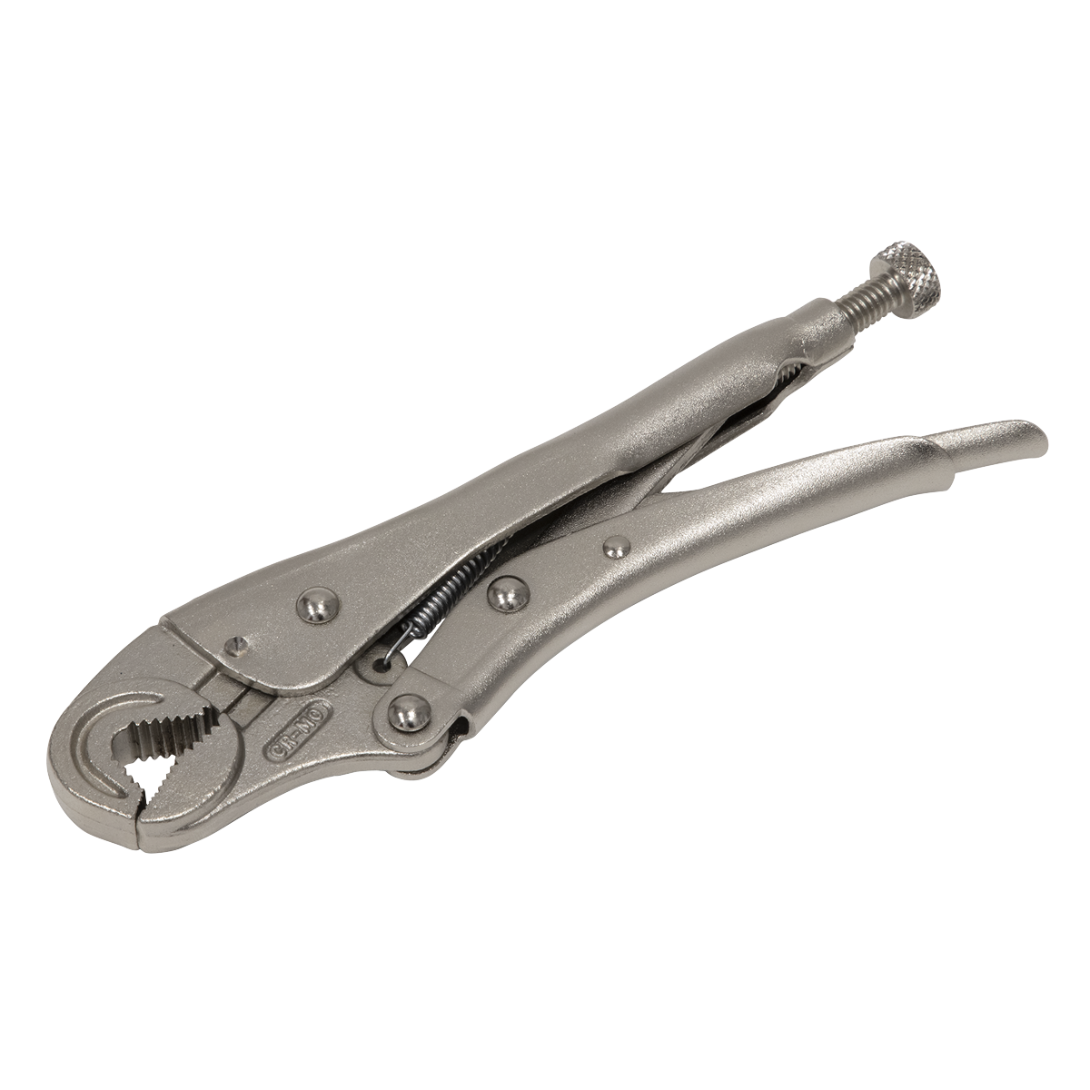 195mm Locking Pliers Round Jaws 0-35mm Capacity