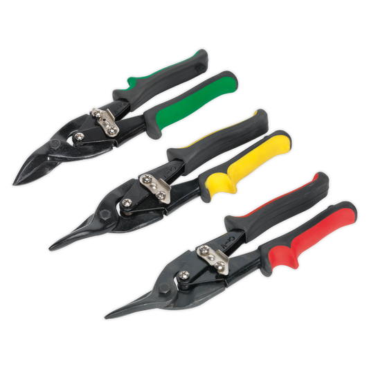 3pc Aviation Tin Snip Set