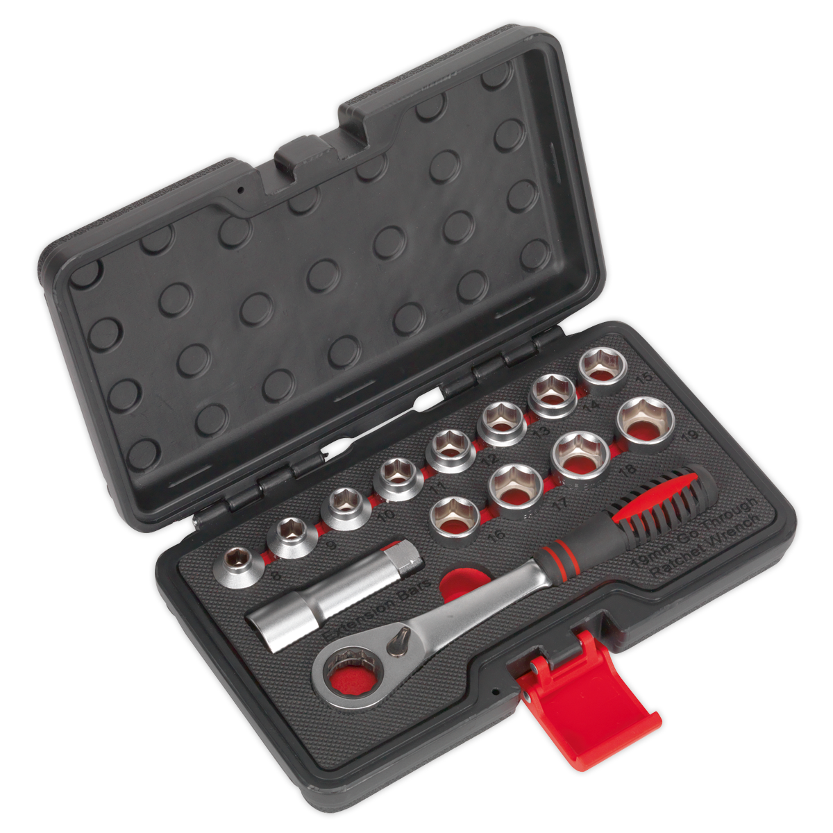 14pc Low Profile Go-Through Socket Set