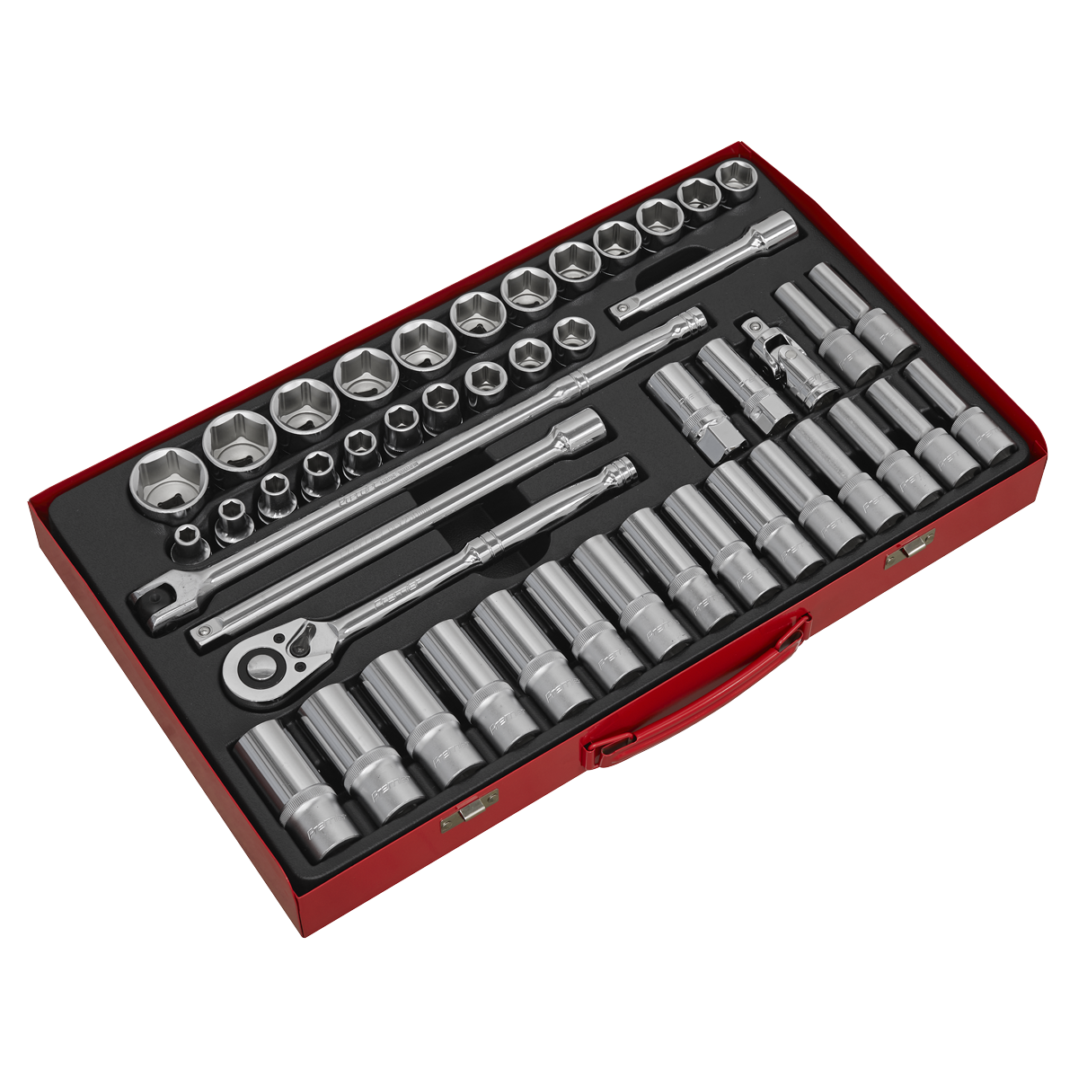 46pc 1/2"Sq Drive Socket Set