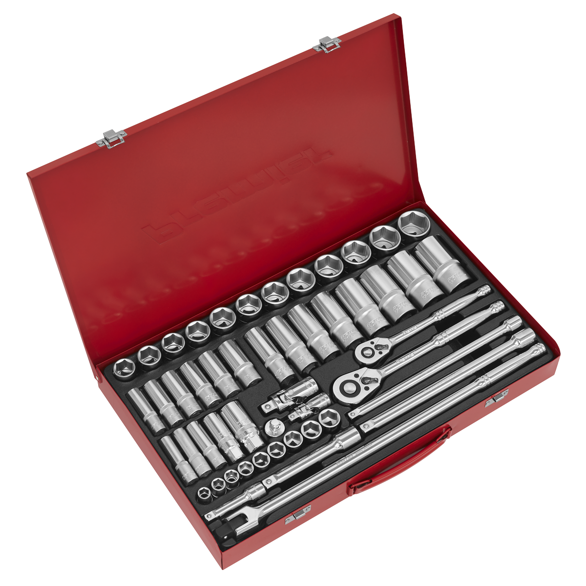 50pc 3/8" & 1/2"Sq Drive Socket Set