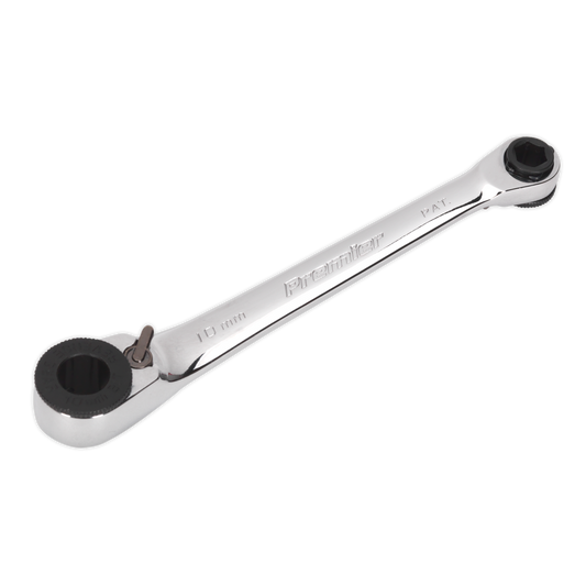 1/4"Hex x 10mm Hex Reversible Ratchet Spanner