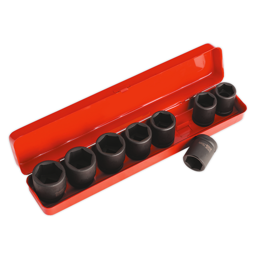 8pc 3/4"Sq Drive Impact Socket Set