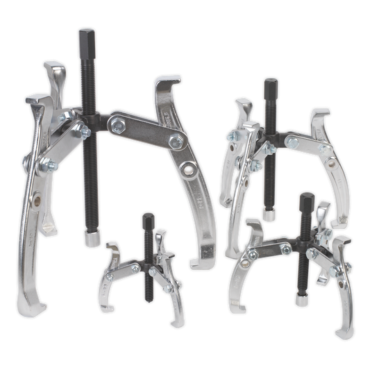 4pc Triple Leg Gear Reversible Puller Set