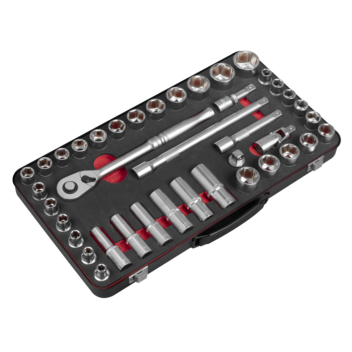 40pc 1/2"Sq Drive Socket Set - Metric/Imperial - Premier Platinum Series