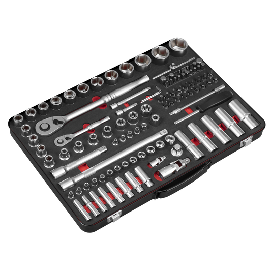 108pc 1/4" & 1/2"Sq Drive Socket Set - Premier Platinum Series