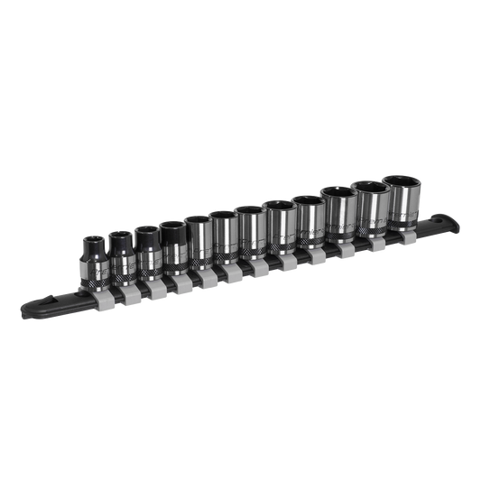 12pc 3/8"Sq Drive Socket Set - Black Series