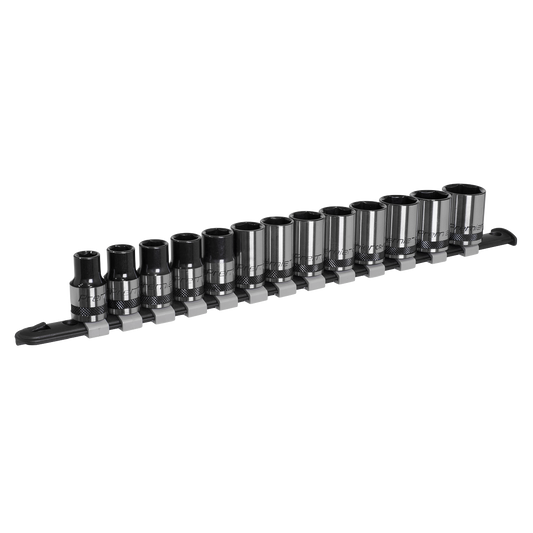 13pc 1/2"Sq Drive Socket Set - Black Series