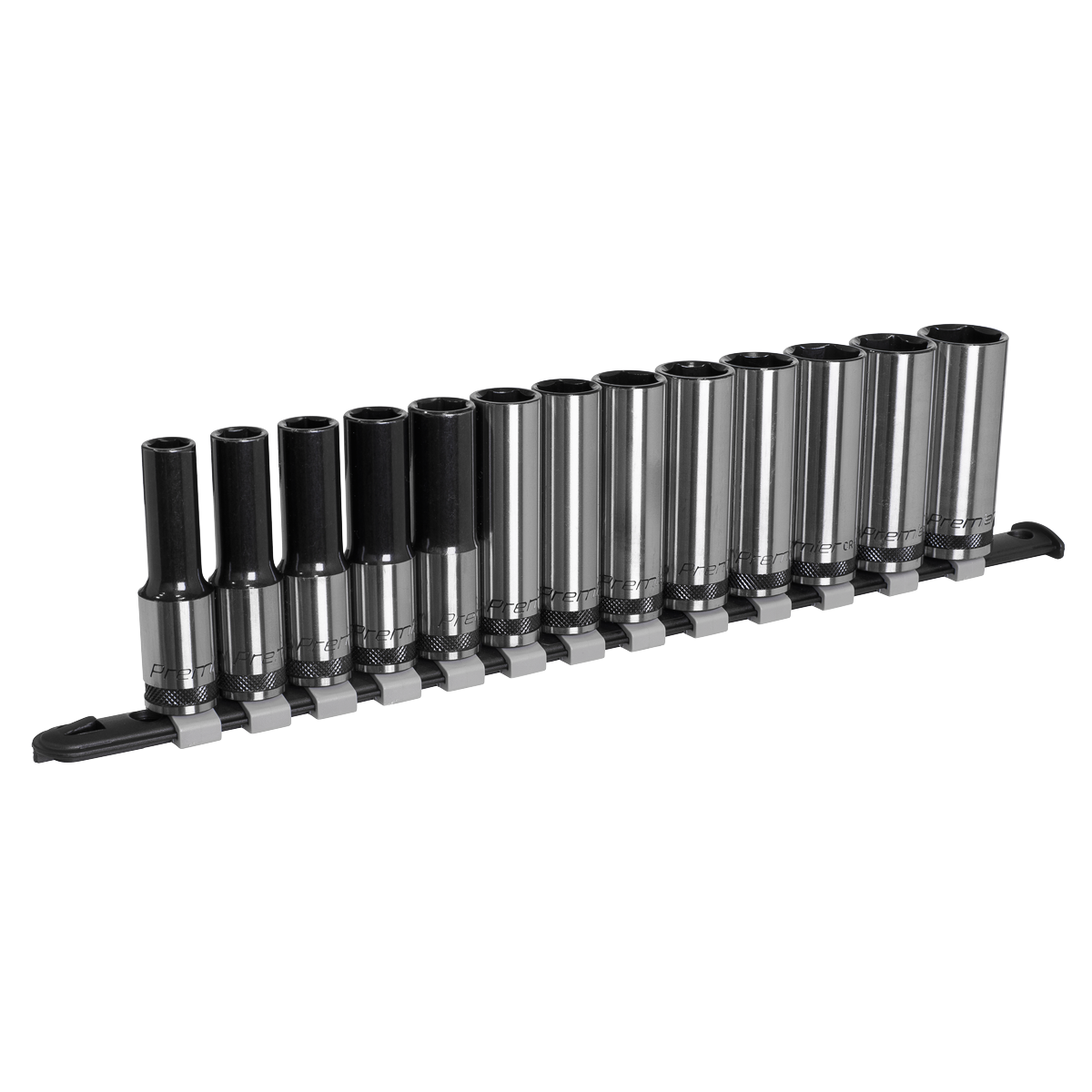 13pc 1/2"Sq Drive Deep Socket Set - Black Series