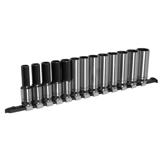 13pc 1/2"Sq Drive Deep Socket Set - Black Series