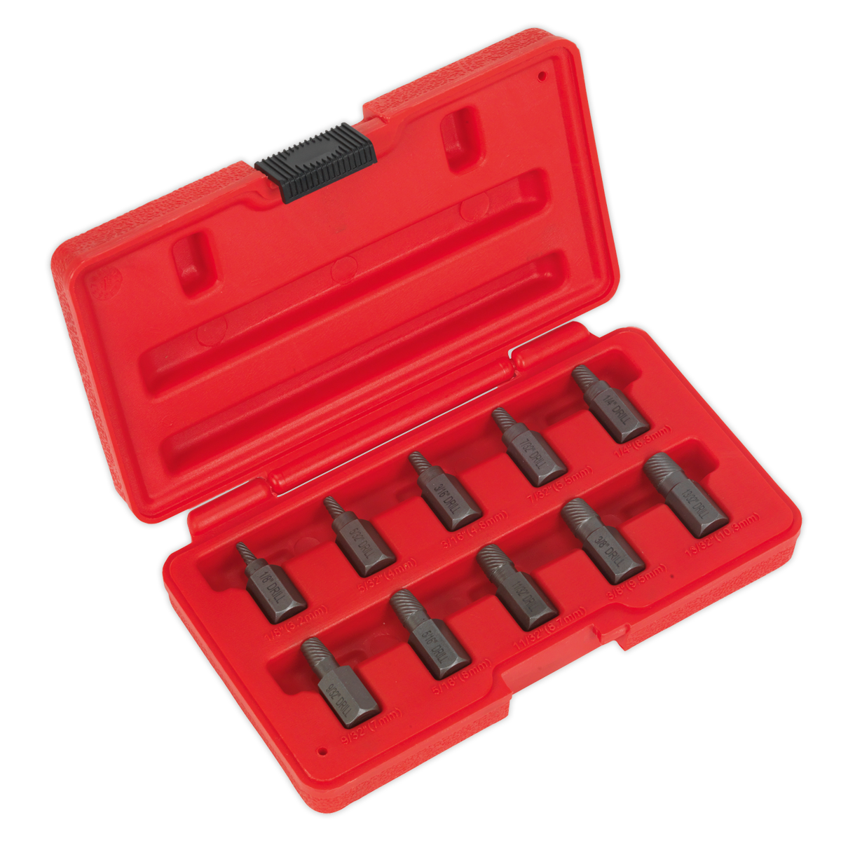 10pc Multi-Spline Screw Extractor Set