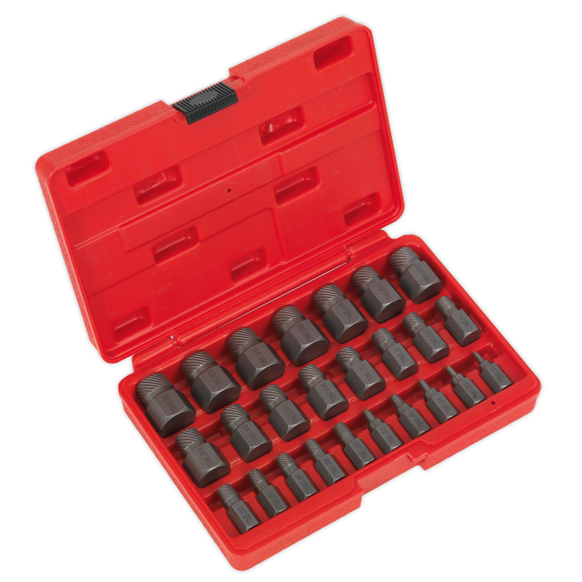 25pc Multi-Spline Screw Extractor Set