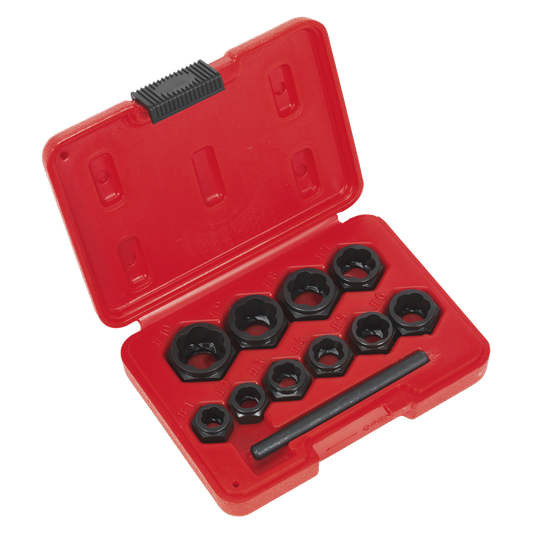 11pc Spanner Type Bolt Extractor Set