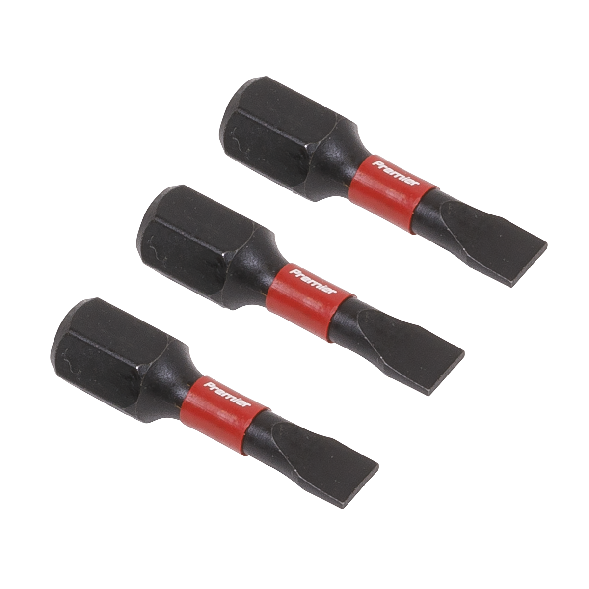 3pc 25mm Slotted 4.5mm Impact Power Tool Bits