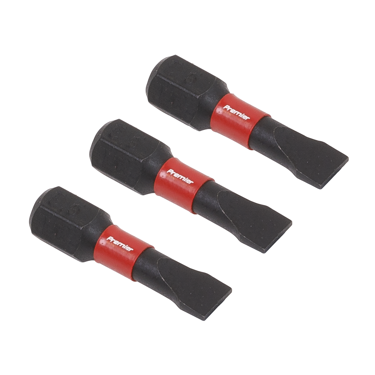 3pc 25mm Slotted 5.5mm Impact Power Tool Bit Set