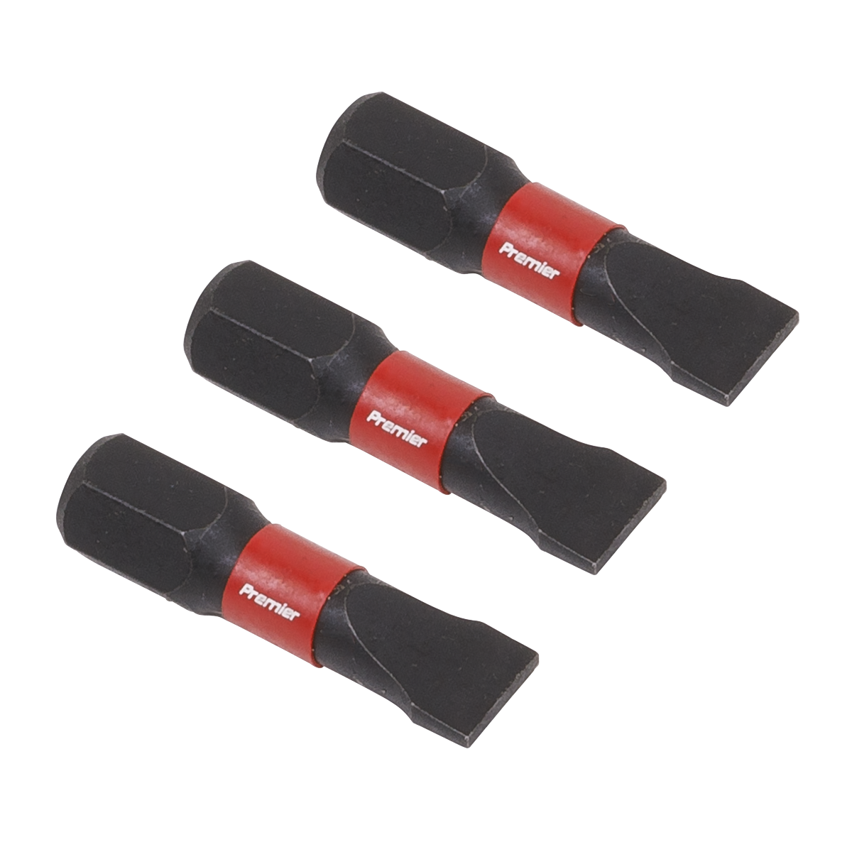 3pc 25mm Slotted 6.5mm Impact Power Tool Bit Set