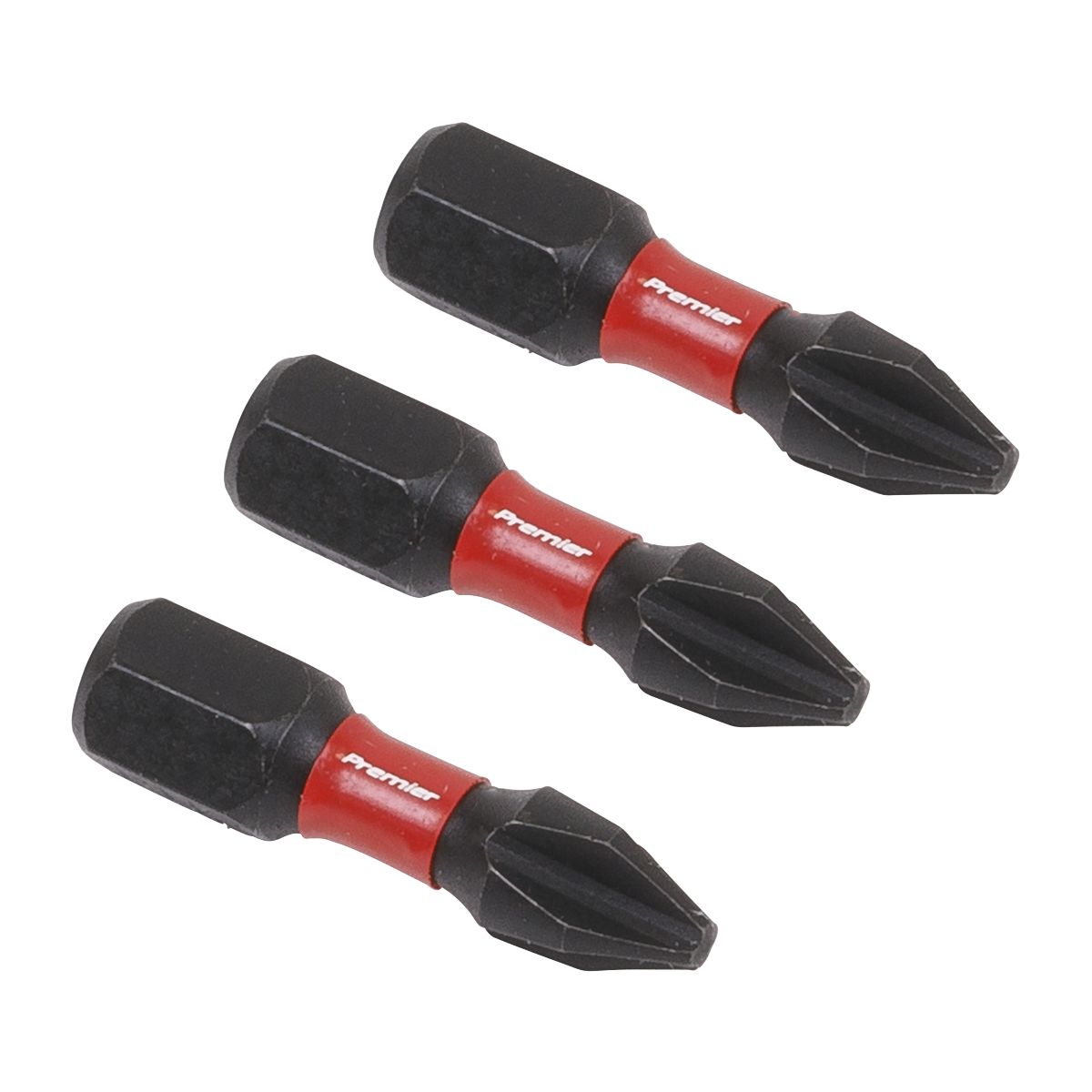 3pc 25mm Phillips #2 Impact Power Tool Bit Set