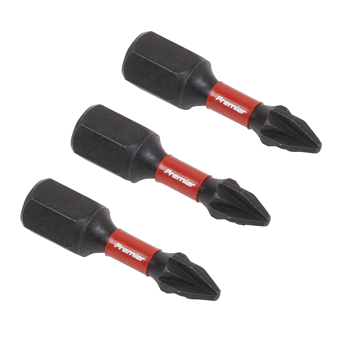 3pc 25mm Pozi #1 Impact Power Tool Bit Set