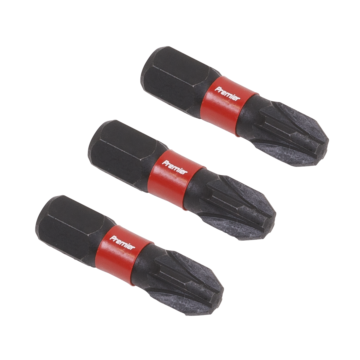 3pc 25mm Pozi #3 Impact Power Tool Bit Set