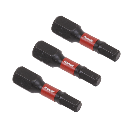 3pc 25mm Hex 4mm Impact Power Tool Bit Set
