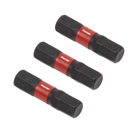 3pc 25mm Hex 6mm Impact Power Tool Bit Set