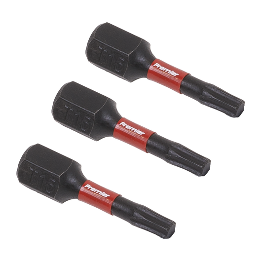 3pc 25mm TRX-Star* T15 Impact Power Tool Bit Set