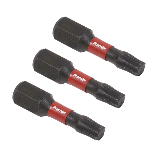 3pc 25mm TRX-Star* T25 Impact Power Tool Bit Set