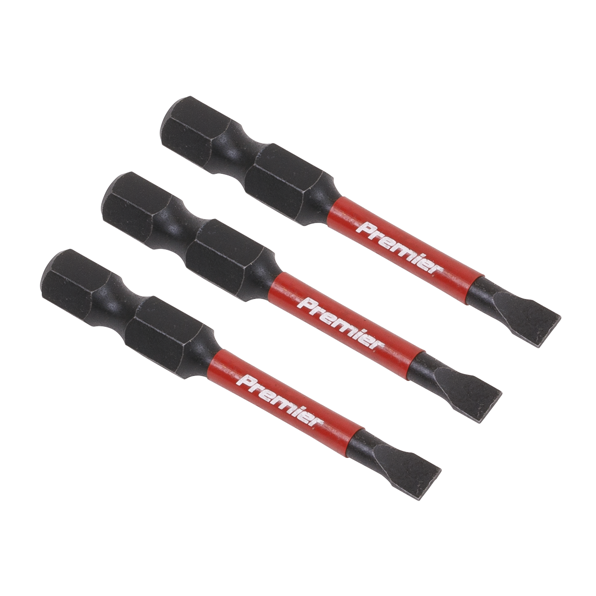 3pc 50mm Slotted 4.5mm Impact Power Tool Bit Set