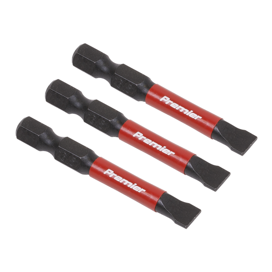 3pc 50mm Slotted 6.5mm Impact Power Tool Bit Set