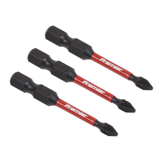3pc 50mm Pozi #1 Impact Power Tool Bit Set