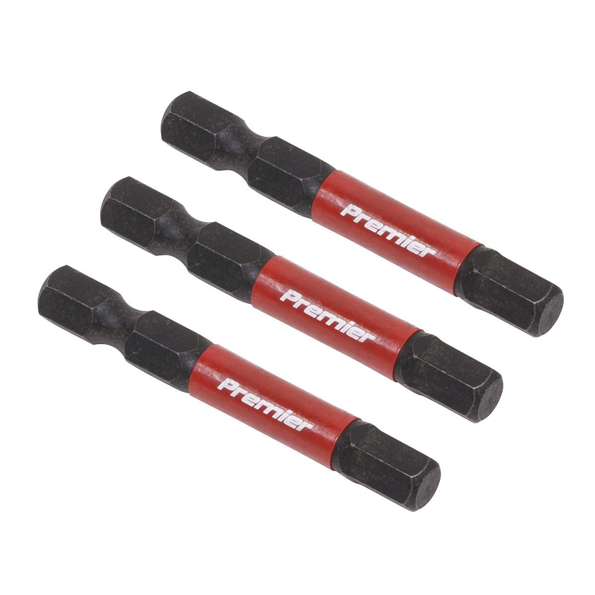 3pc 50mm Hex 6mm Impact Power Tool Bit Set
