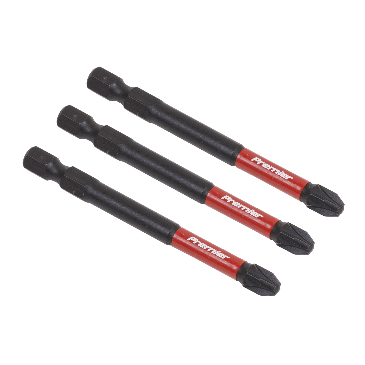 3pc 75mm Pozi #3 Impact Power Tool Bit Set