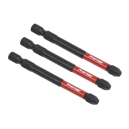 3pc 75mm Pozi #3 Impact Power Tool Bit Set