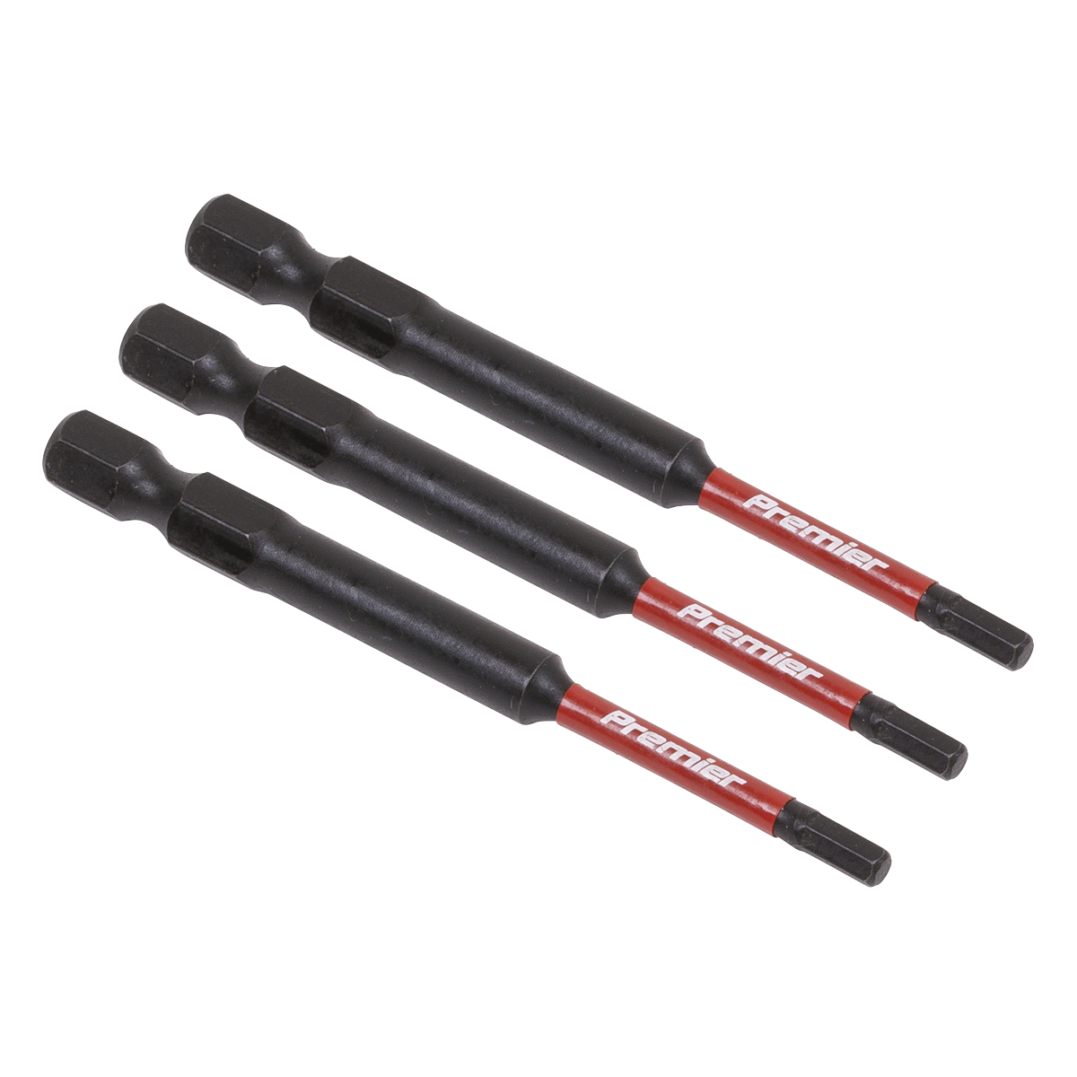 3pc 75mm Hex 3mm Impact Power Tool Bit Set