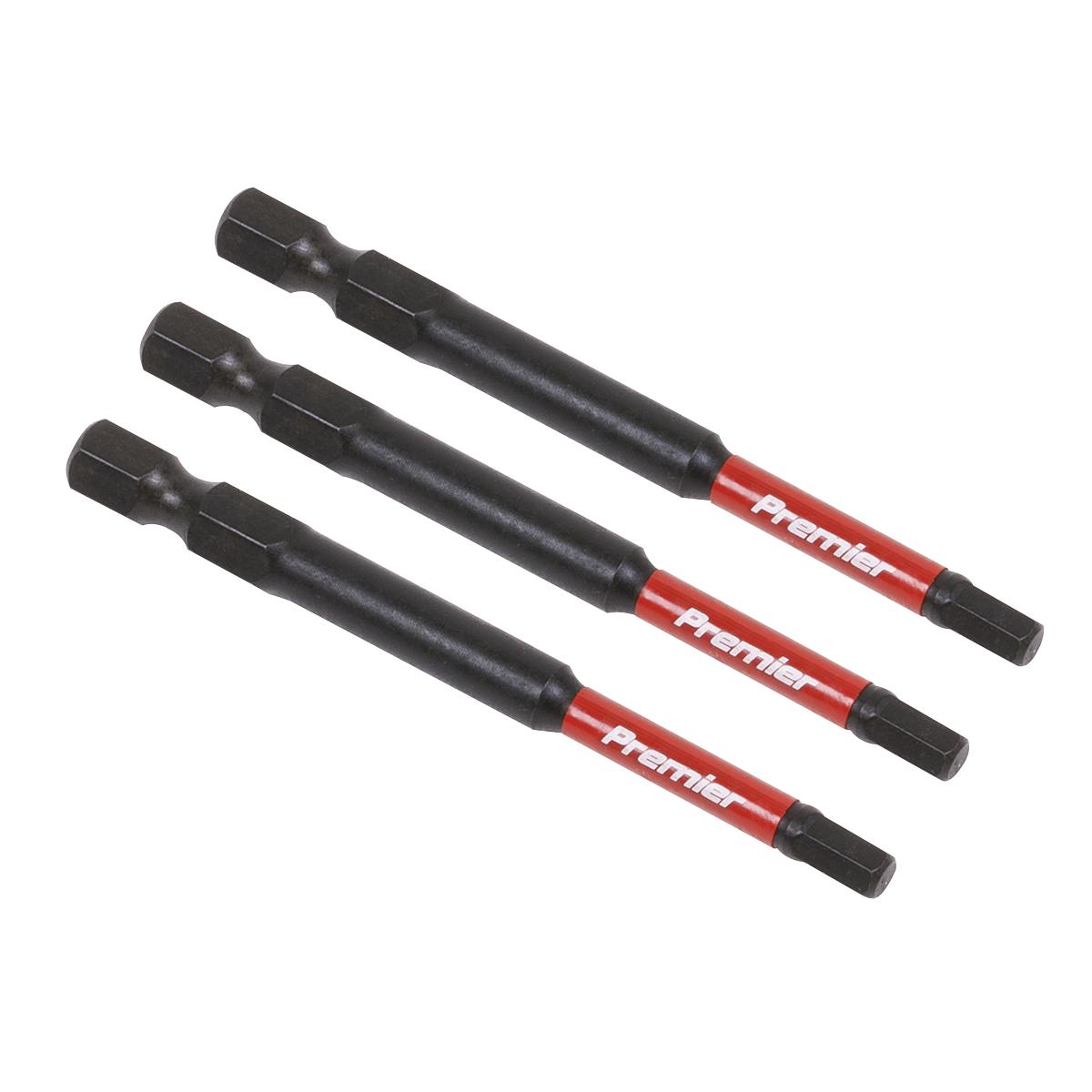 3pc 75mm Hex 4mm Impact Power Tool Bit Set