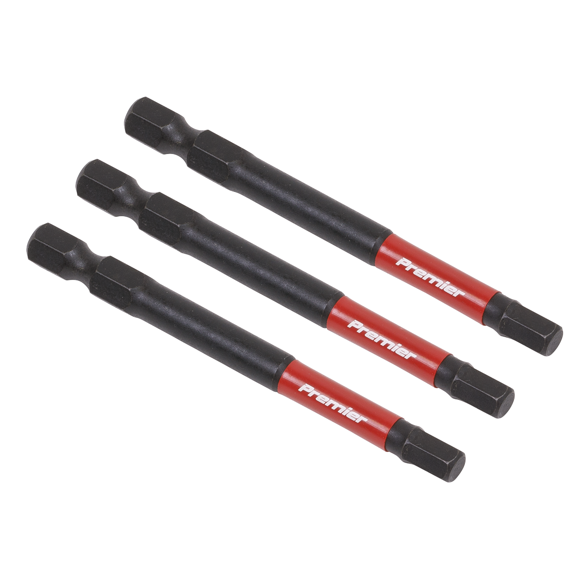 3pc 75mm Hex 5mm Impact Power Tool Bit Set
