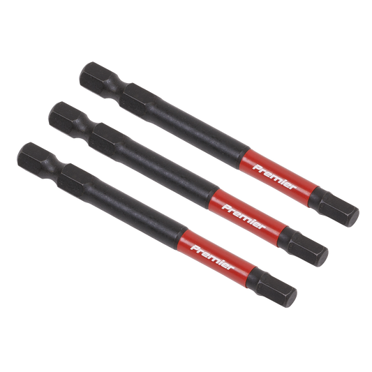 3pc 75mm Hex 5mm Impact Power Tool Bit Set