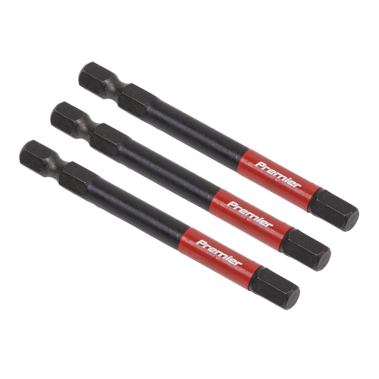 3pc 75mm Hex 6mm Impact Power Tool Bit Set